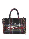 Mc2 Saint Barth Colette Tartan-patern Tote Bag In Multi