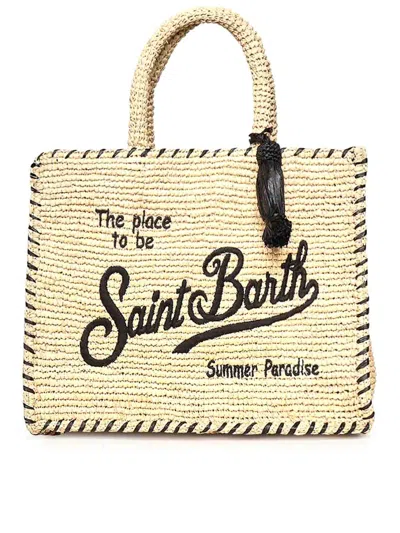 Mc2 Saint Barth Colette Raffia Bag In Sand