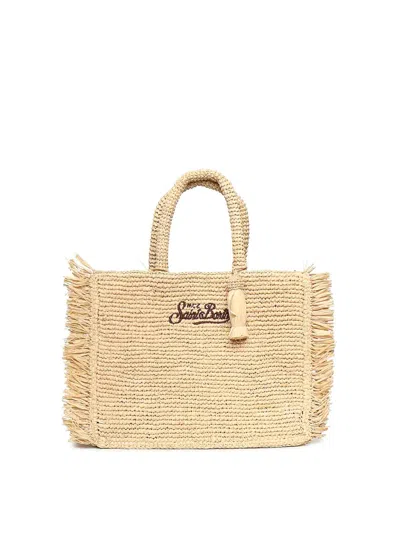 Mc2 Saint Barth Colette Raffia Bag In Sand