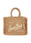 Mc2 Saint Barth Colette Raffia Fringes Brown Bag