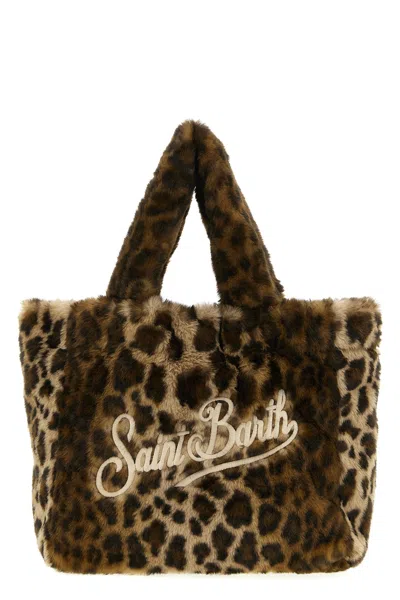 Mc2 Saint Barth 'colette Soft Fur' Handbag In Brown