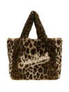 Mc2 Saint Barth Borsa Colette In Ecopelliccia Animalier Marrone In Brown