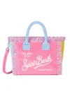 Mc2 Saint Barth Colette Sponge Pastel Multi Bag
