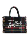 Mc2 Saint Barth Colette Tartan-patern Tote Bag In Multi