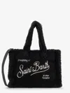 Mc2 Saint Barth Colette Teddy Shoulder Bag In Black