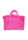 Mc2 Saint Barth Colette Terry Fuchsia Tote Bag