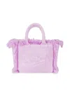 Mc2 Saint Barth Colette Terry Lilac Tote Bag In Purple