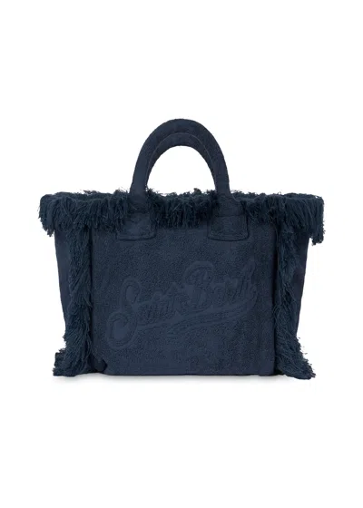 Mc2 Saint Barth Colette Terry Navy Blue Tote Bag