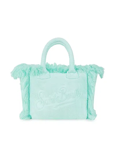 Mc2 Saint Barth Colette Terry Water Green Tote Bag