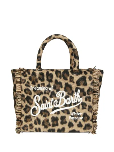 Mc2 Saint Barth Colette Tote Bag In Animal Print