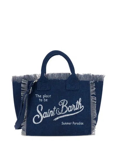 Mc2 Saint Barth Colette Tote Bag In Blue