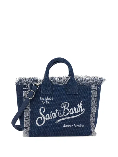 Mc2 Saint Barth Colette Tote Bag In Blue