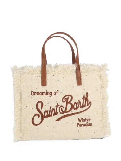 Mc2 Saint Barth Colette Tote Bag In Neutral