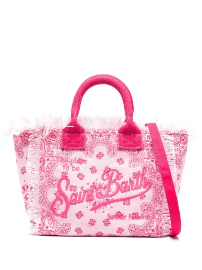 Mc2 Saint Barth Kids' Colette Tote Bag In Pink