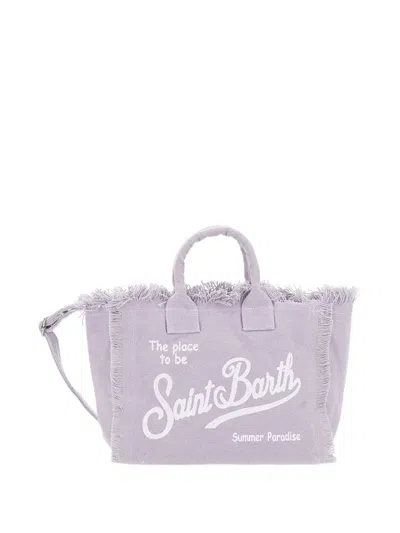 Mc2 Saint Barth Kids' Colette Tote Bag In Purple