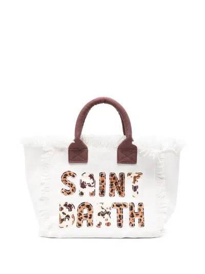 Mc2 Saint Barth Colette Tote Bag In White