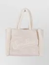 Mc2 Saint Barth Colette Tote Bag With Faux Fur Trim In Pattern