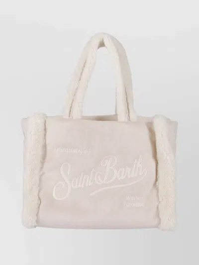 Mc2 Saint Barth Colette Tote Bag With Faux Fur Trim