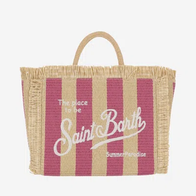 Mc2 Saint Barth Colette Tote Bag With Striped Pattern