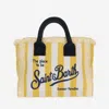MC2 SAINT BARTH COLETTE TOTE BAG WITH STRIPED PATTERN AND LOGO