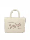 Mc2 Saint Barth "colette Tweed" Tote Bag In Neutral
