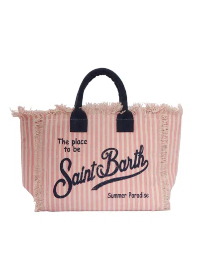 Mc2 Saint Barth Kids'  Colette-stripes S V 21 In Pink