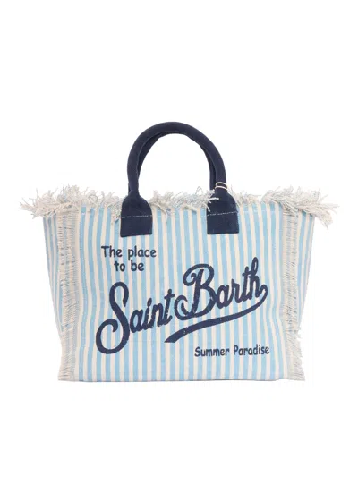 Mc2 Saint Barth Kids'  Colette-stripes S V 31 In Blue