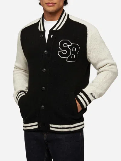 Mc2 Saint Barth College Style Bomber Benjamin In Pink