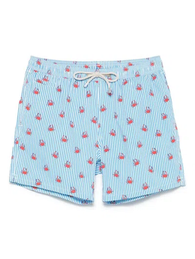 Mc2 Saint Barth Comfort Light And Stretch Swimshort Clothing In Blue