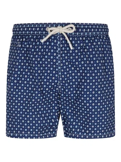 Mc2 Saint Barth Comfort Light Swim Shorts In Blue