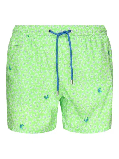 Mc2 Saint Barth Comfort Light Swim Shorts In Green
