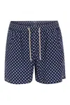 Mc2 Saint Barth Comfort Light Swimwear With Print In Blue