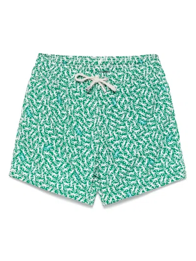 Mc2 Saint Barth Comfort Swim Shorts In Green