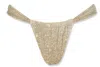 Mc2 Saint Barth Noelle Lurex Bikini Bottoms