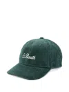 Mc2 Saint Barth Corduroy Baseball Cap In Green
