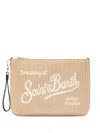 Mc2 Saint Barth Pochette Parisienne Corduroy Beige In Neutral