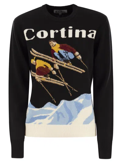 MC2 SAINT BARTH MC2 SAINT BARTH CORTINA WOOL AND CASHMERE BLEND JUMPER