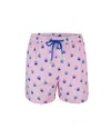 Mc2 Saint Barth Costume Comfort Light Rosa Con Stampa Granchi