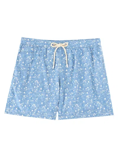 Mc2 Saint Barth Costume Da Bagno Con Stampa In Blue