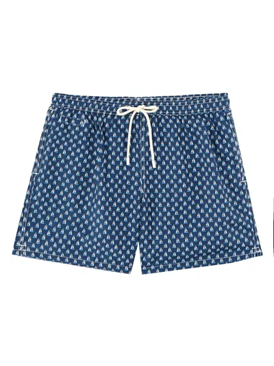 Mc2 Saint Barth Costume Da Bagno Con Stampa In Blue