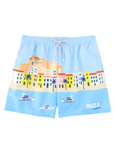 Mc2 Saint Barth Costume Da Bagno Con Stampa In Blue