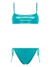 Mc2 Saint Barth Sadie Laminated Bikini In Green