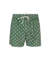 Mc2 Saint Barth Octopus-print Swim Shorts In Green