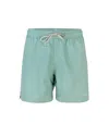 Mc2 Saint Barth Patmos Swimsuit With Logo In Green
