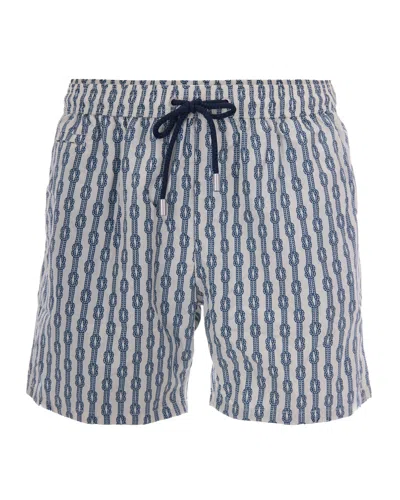 Mc2 Saint Barth Costume Lighting Micro Sailor Rope In Blue