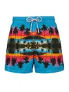 Mc2 Saint Barth Gustavia Red Eye Special Edition Swimsuit In Multicolour