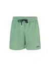Mc2 Saint Barth Patmos Striped Drawstring Swim Shorts In 01651h