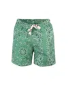 Mc2 Saint Barth Green Bandana Costume In 03583f