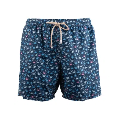 MC2 SAINT BARTH MC2 SAINT BARTH COSTUME WITH CRAB PATTERNED POCKETS