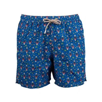 Mc2 Saint Barth Costume With Fancy Pockets Watches In Blue